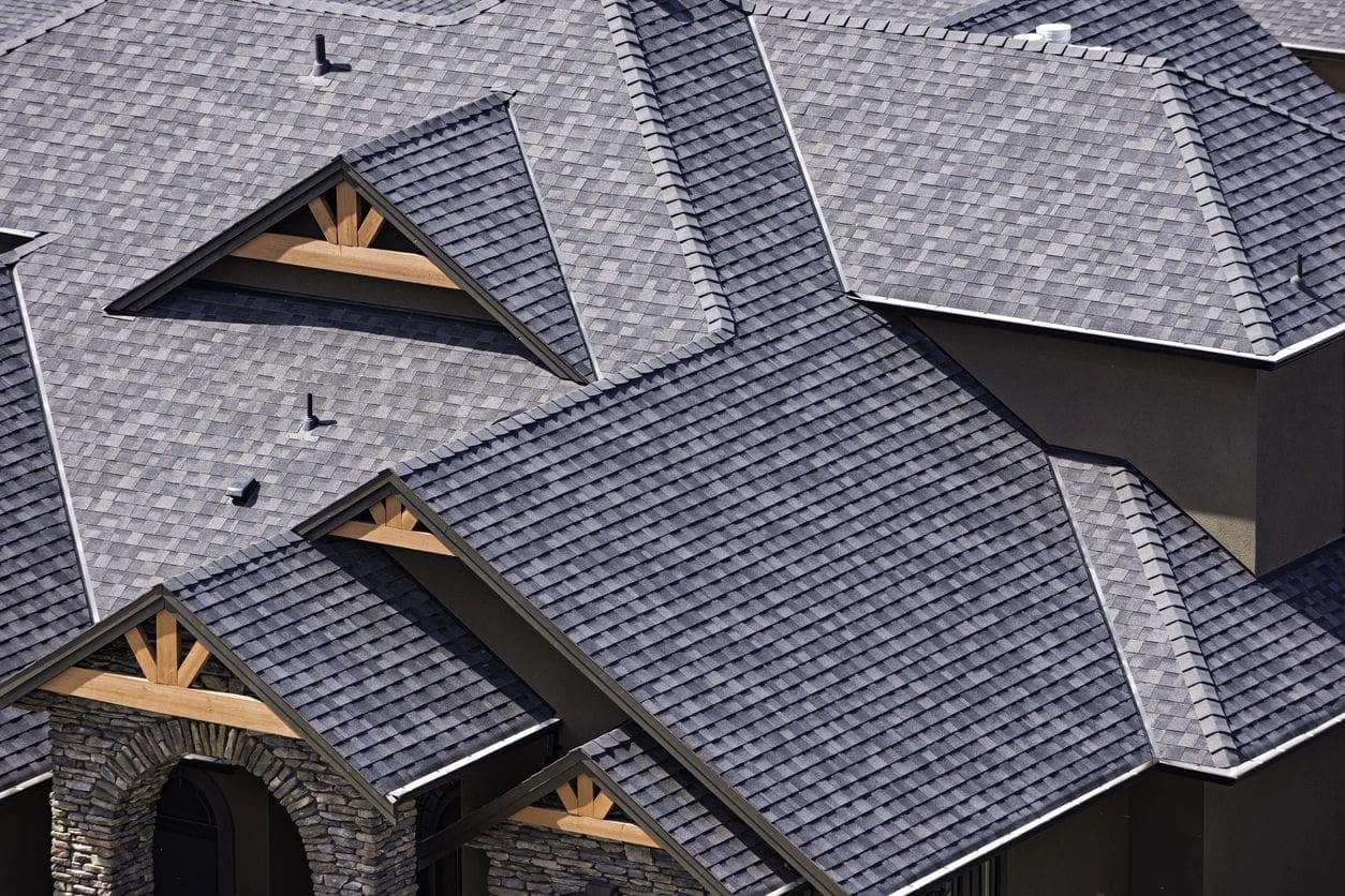 A view of roof tops